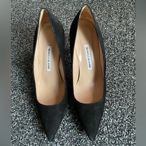Manolo Blahnik Black BB pumps sz 40